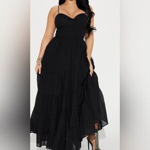 Fashion Nova Black Maxi Dress